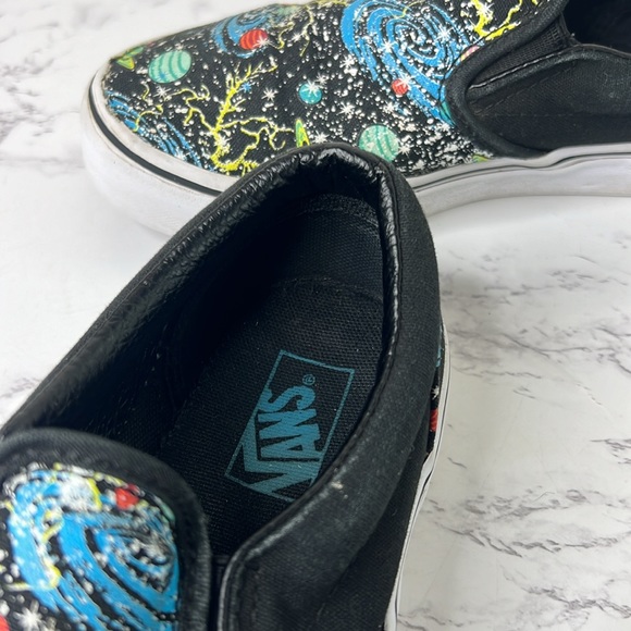 Vans - Kids Classic Slip-On Cosmic Glow Shoes Size 2.5 - Picture 10 of 14